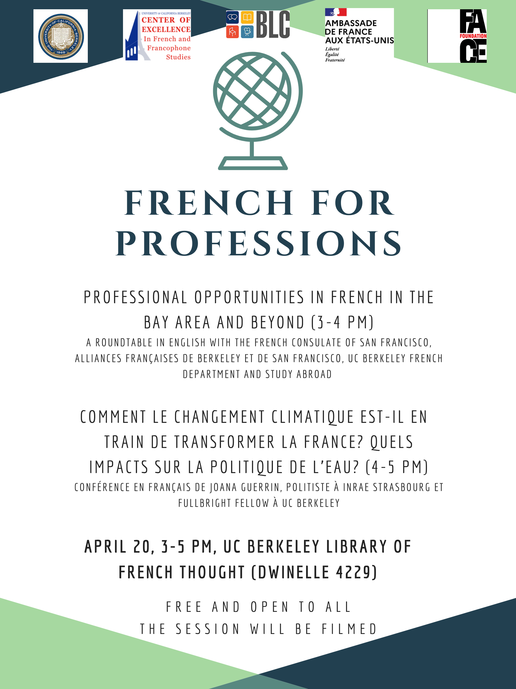 French for Professions Roundtable & Conference au sujet de Changement de Climat