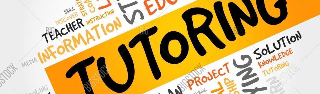 Image that reads tutoring